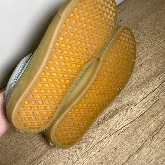 Men's Size 9.5 Pale Blue Suede Old Skool Vans - Picture 11 of 12